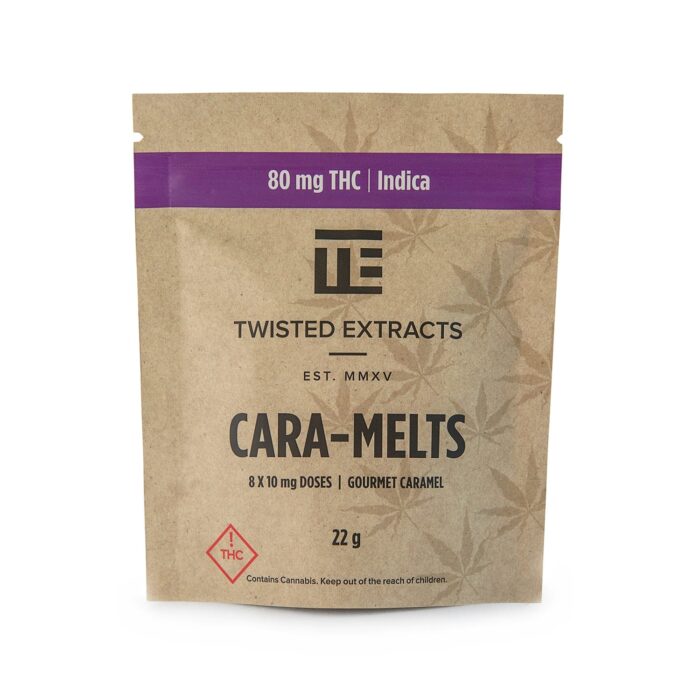 Twisted Extracts – Cara-Melts – Indica – 80mg THC