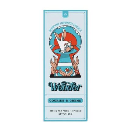 Wonder – Psilocybin Cookies & Creme Chocolate Bar - 1g