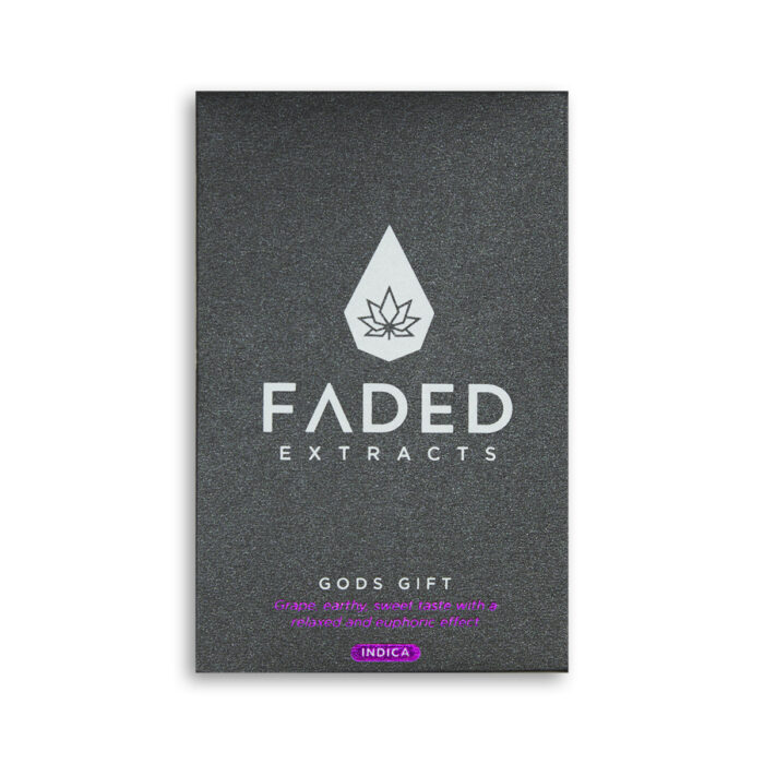 Faded Extracts – Indica Shatter - God's Gift - 1g