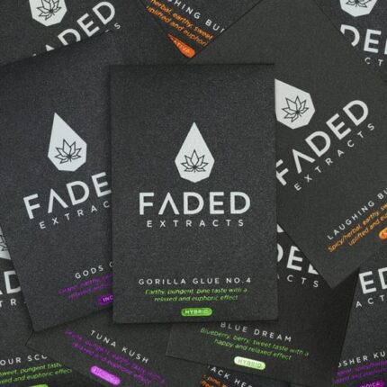 Faded Extracts – Sativa Shatter - Lemon Haze - 1g