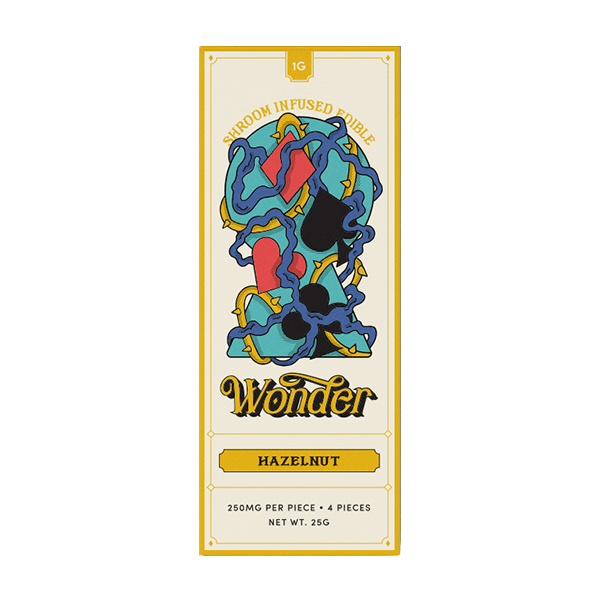 Wonder – Psilocybin Hazelnut Chocolate Bar - 1g