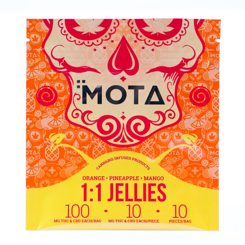 Mota - 1:1 Tropical Jellies - 100mg THC/CBD