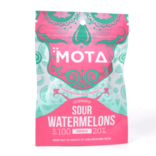 Mota - Sour Watermelons - Indica - 100mg THC