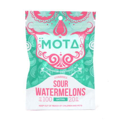 Mota - Sour Watermelons - Sativa - 100mg THC