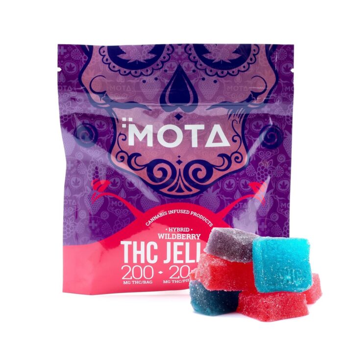 Mota - Wild Berry Jellies - 200mg THC