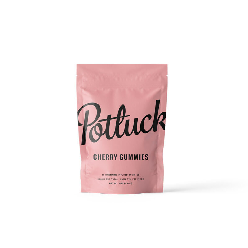 Potluck – Cherry THC Gummies - 200mg