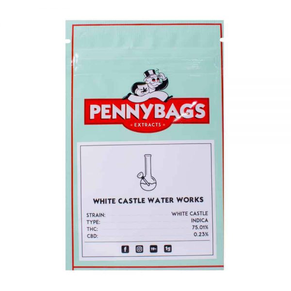 Pennybags Extracts - White Castle Water Works - Indica Shatter 1g