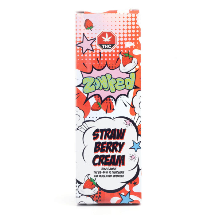 Zonked - Live Resin Disposable Vape Pen - Strawberry Cream