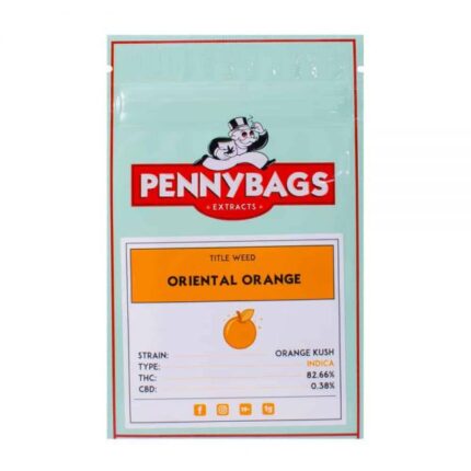 Pennybags Extracts - Oriental Orange - Indica Shatter 1g