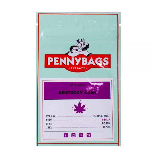 Pennybags Extracts - Kentucky Kush - Indica Shatter 1g