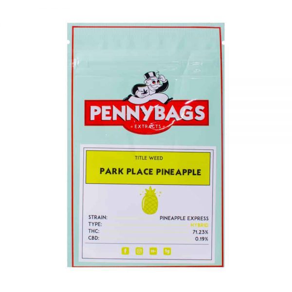 Pennybags Extracts - Park Place Pineapple - Hybrid Shatter 1g