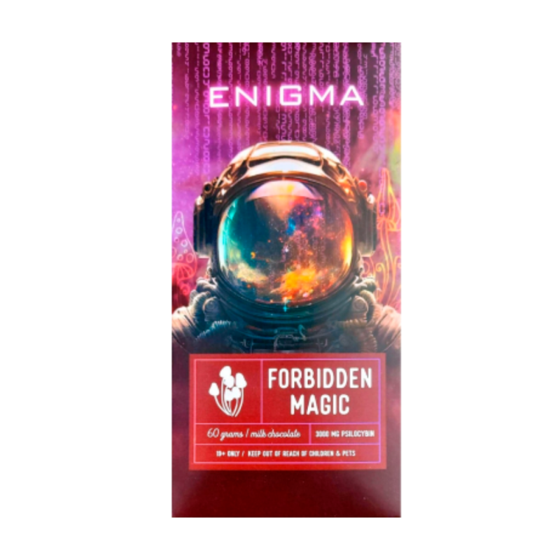 Forbidden Magic – Enigma - Psilocybin Milk Chocolate Bar - 3000mg