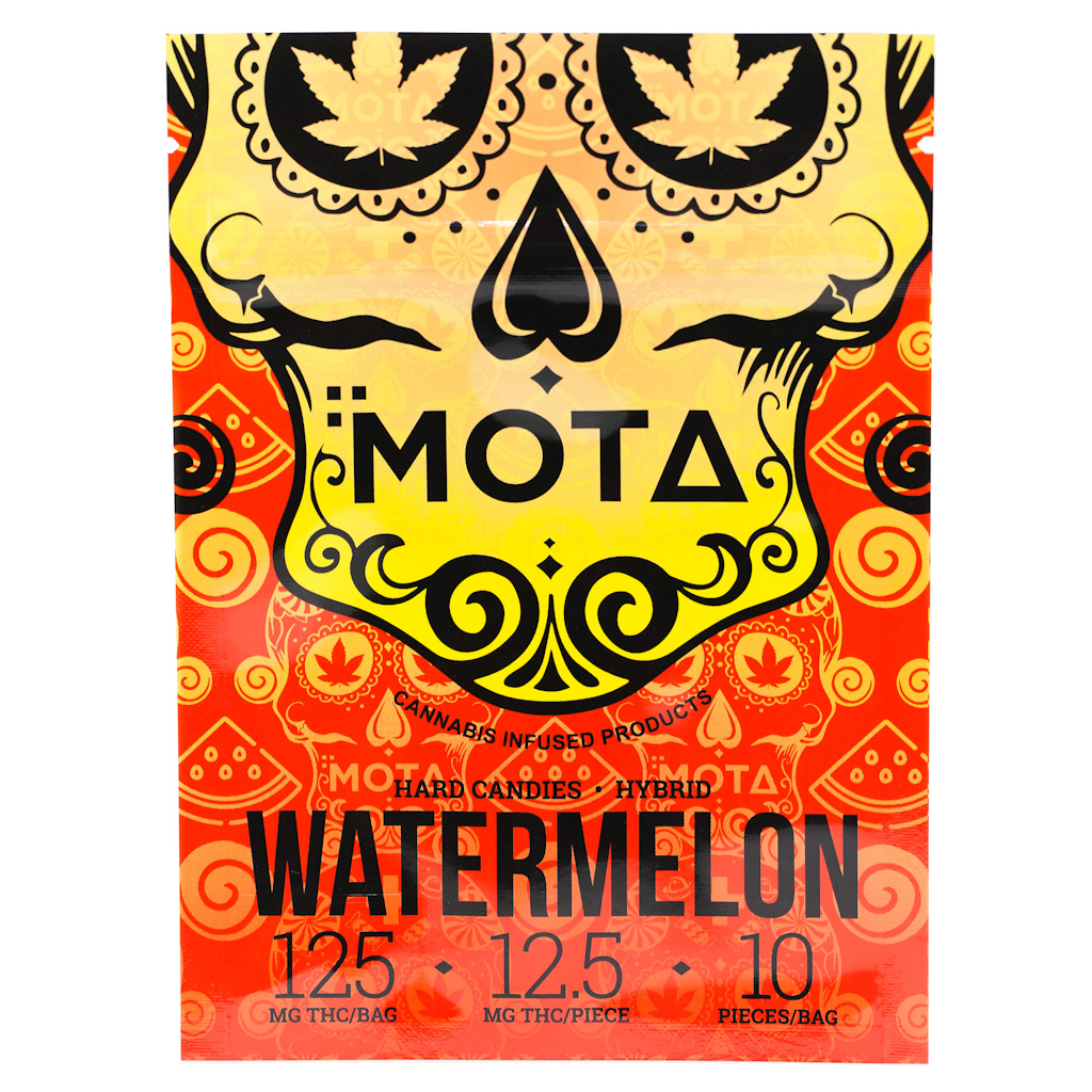 Mota - Watermelon Hard Candies - 120mg THC