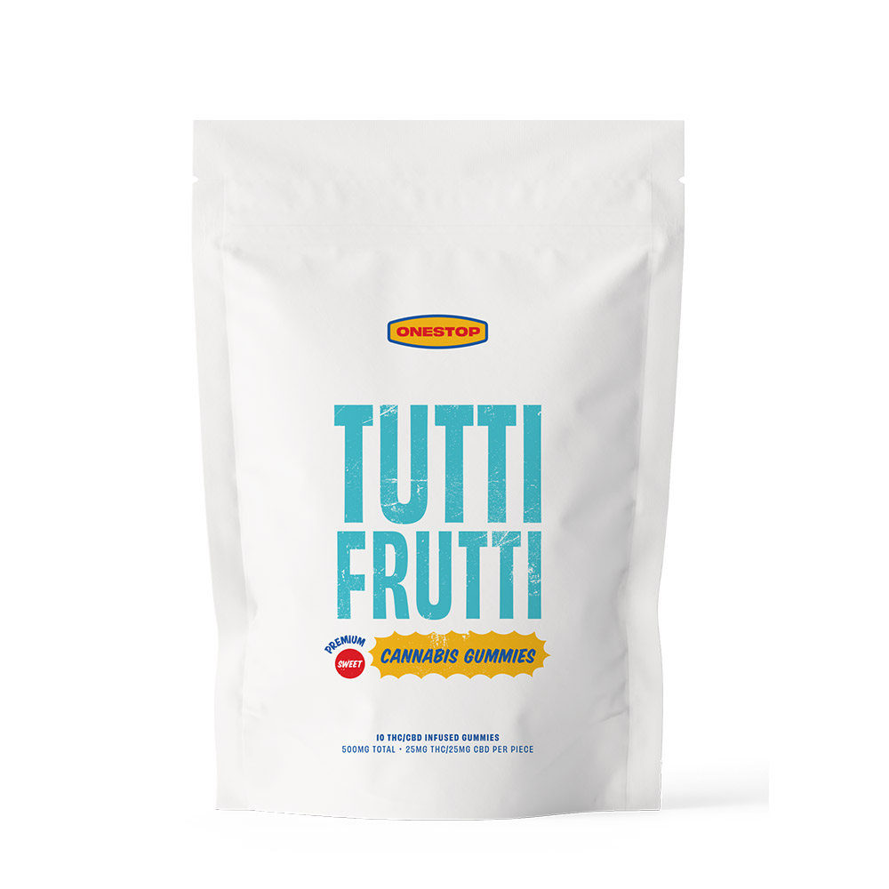 ONESTOP – Tutti Frutti - THC/CBD Gummies - 500mg